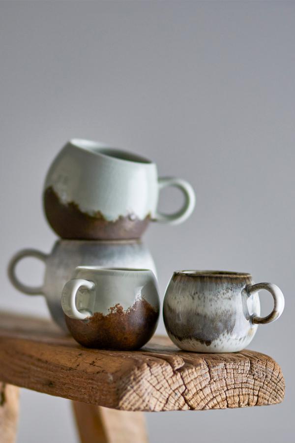 Bloomingville Paula Espresso Cup, Brown, Stoneware