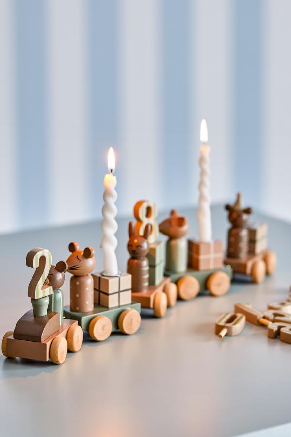 Bloomingville Mini Junaid Birthday Decoration, Multi, FSC®100%, MDF
