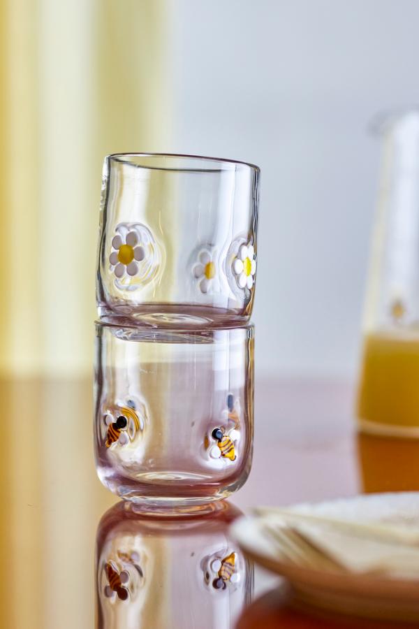 Bloomingville Buzz Drinking Glass, Clear, Glass