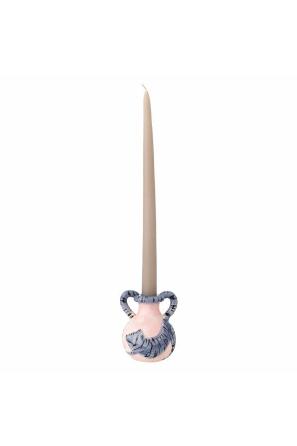 Bloomingville Ryker Candle Holder, Multi, Stoneware