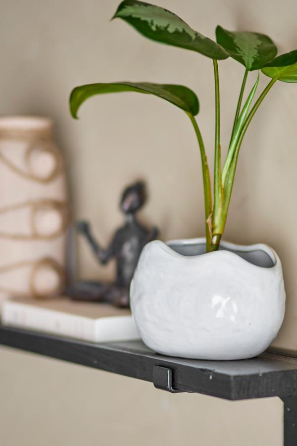Bloomingville Pennie Flowerpot, White, Stoneware