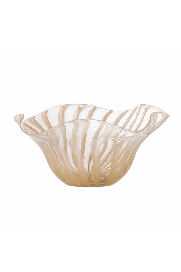 Bloomingville Imri Bowl, Rose, Glass