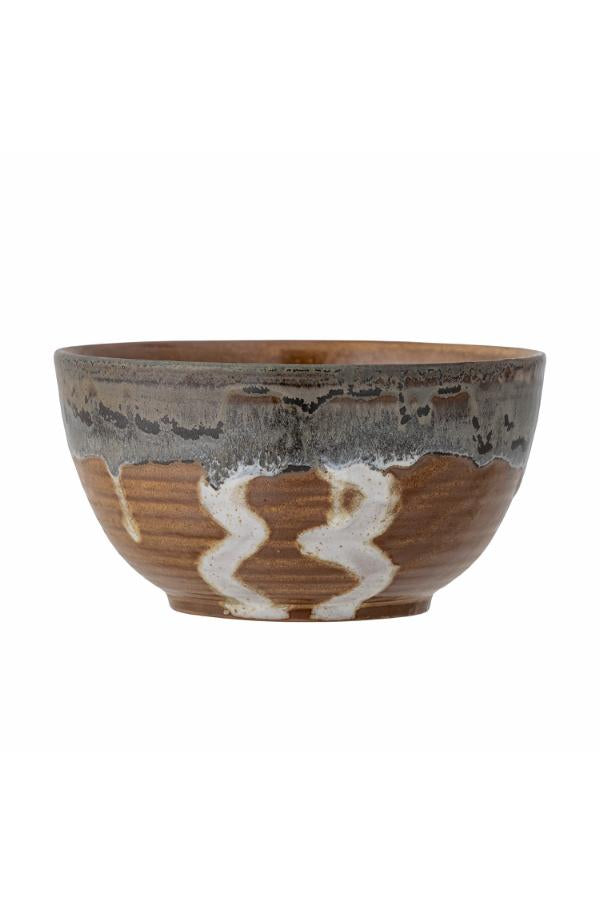 Bloomingville Senna Bowl, Brown, Stoneware