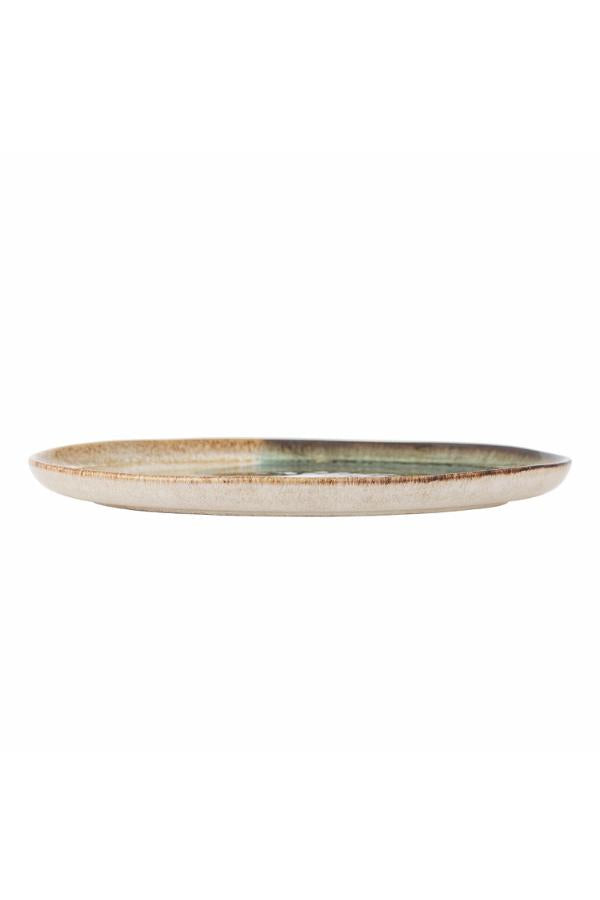 Bloomingville Jules Plate, Green, Stoneware