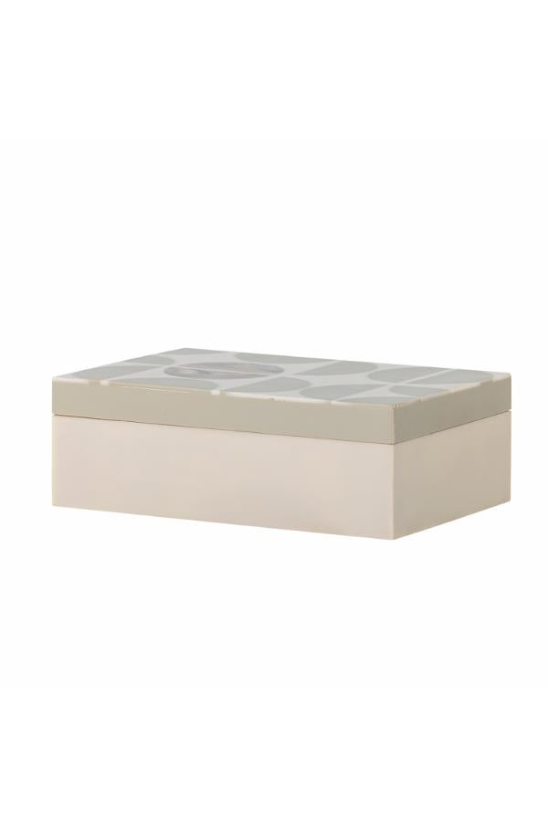 Bloomingville Kabela Box w/Lid, Grey, Resin
