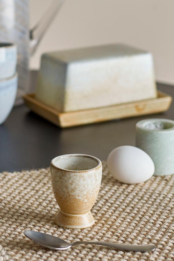 Bloomingville Paula Egg Cup, Nature, Stoneware