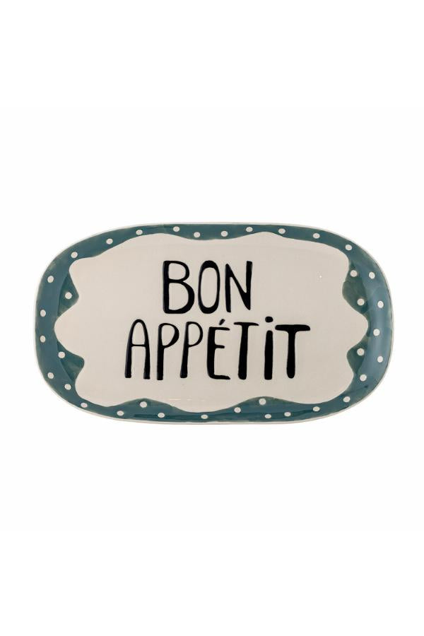 Bloomingville Soline Serving Plate, Multi, Stoneware