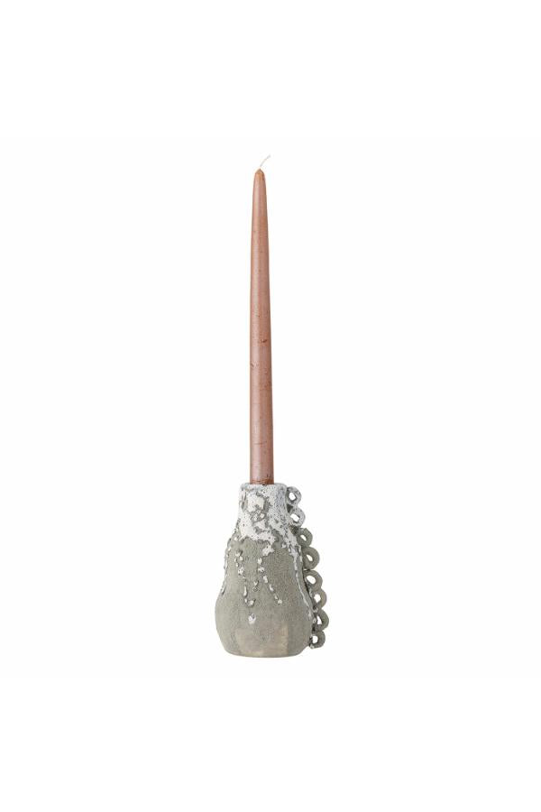 Creative Collection Souri Candle Holder, Grey, Stoneware