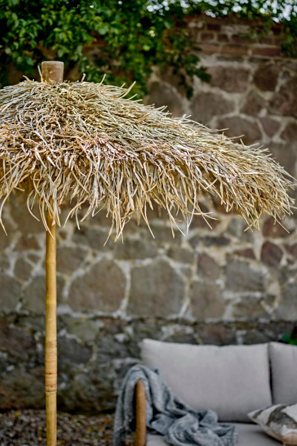 Bloomingville Noia Parasol, Nature, Bamboo