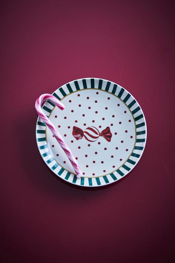 Bloomingville Yule Plate, Multi, Stoneware