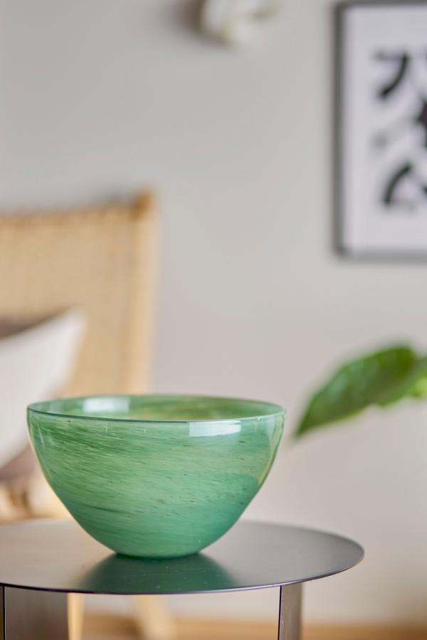 Bloomingville Esmaralda Bowl, Green, Glass