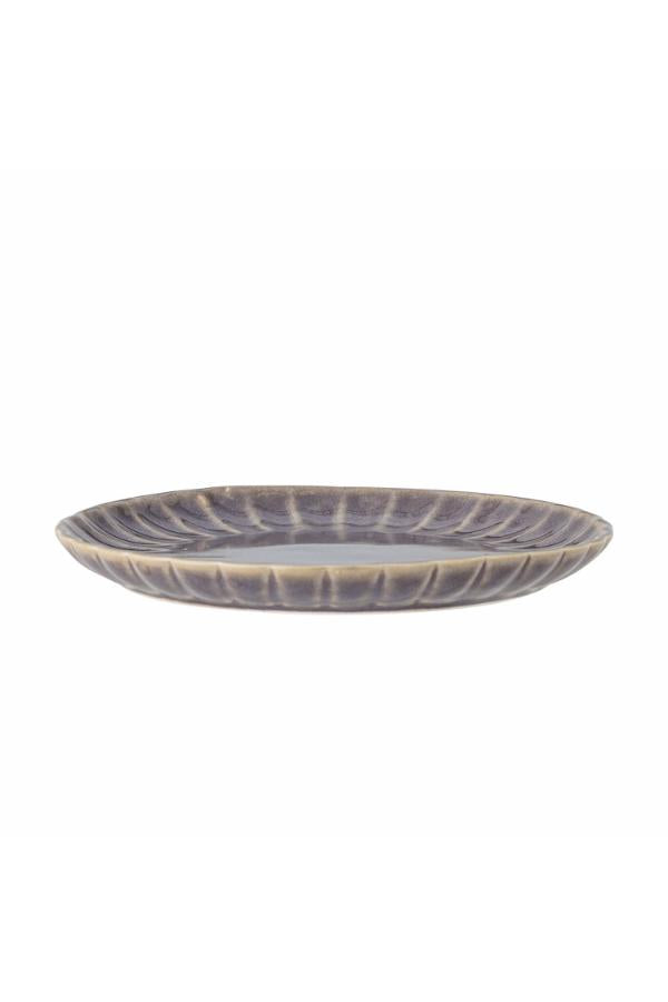 Bloomingville Latina Plate, Purple, Stoneware
