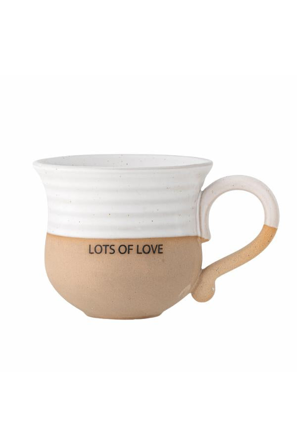 Creative Collection Claire Cup, White, Stoneware