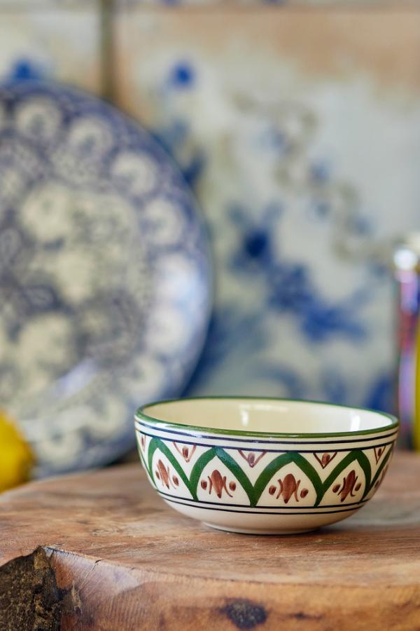 Creative Collection Karlie Bowl, Green, Stoneware