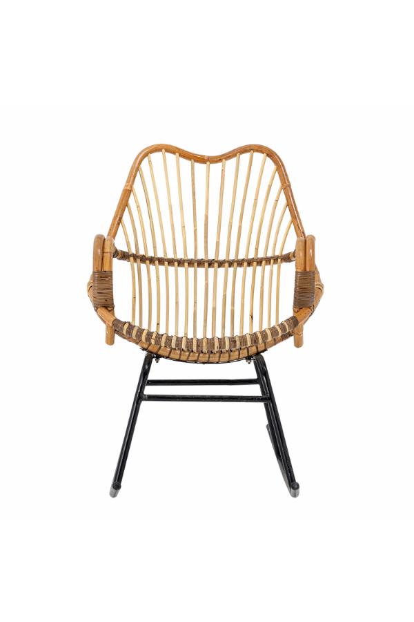 Bloomingville Reine Rocking Chair, Nature, Rattan