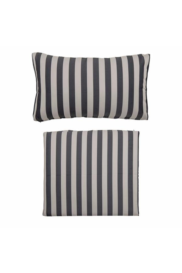 Bloomingville Mundo Cushion Cover (No filler), Black, Polyester