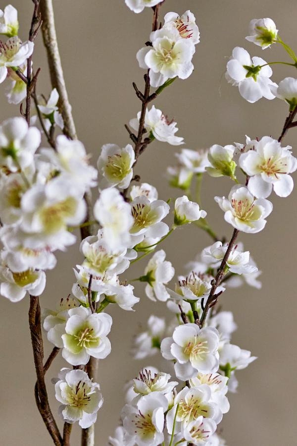 Bloomingville Apple Branch, White, Artificial Flowers