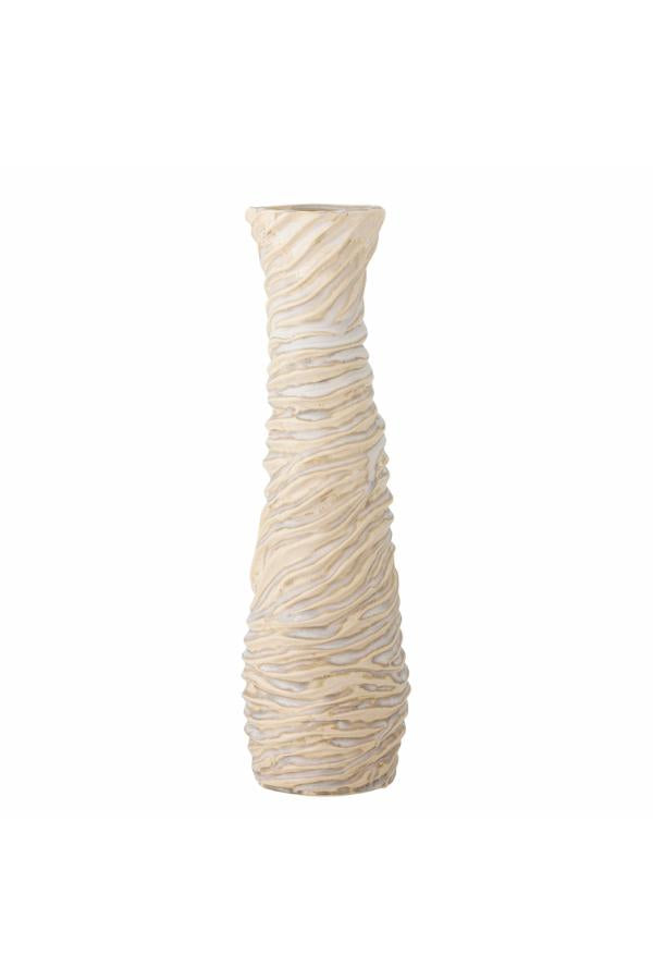Bloomingville Damien Vase, White, Stoneware
