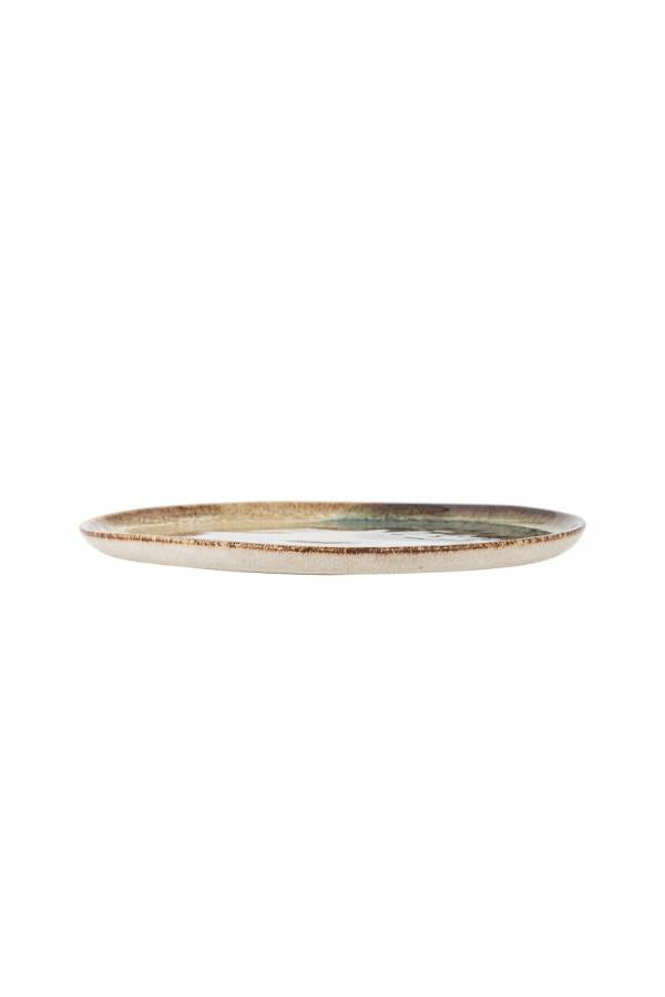 Bloomingville Jules Plate, Green, Stoneware