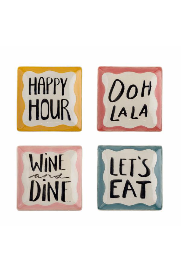 Bloomingville Soline Plate, Multi, Stoneware