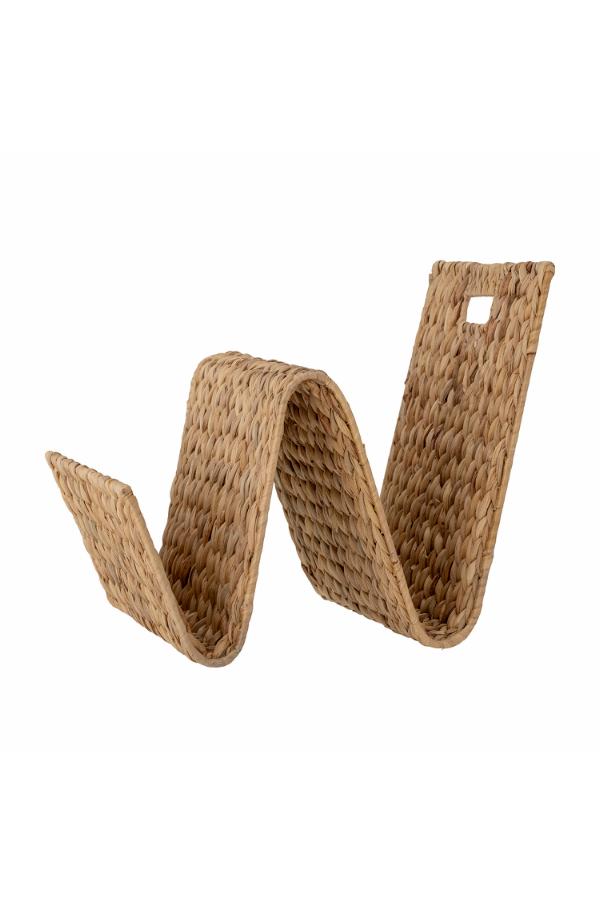 Bloomingville Dex Magazine Holder, Nature, Water Hyacinth