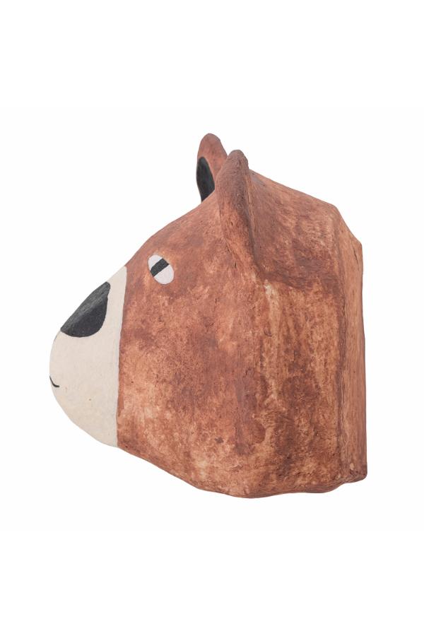 Bloomingville Mini Teda Wall Decor, Brown, Paper Mache