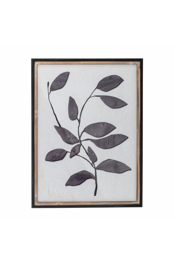 Creative Collection Lousa Illustration w/ Frame, Black, Pine