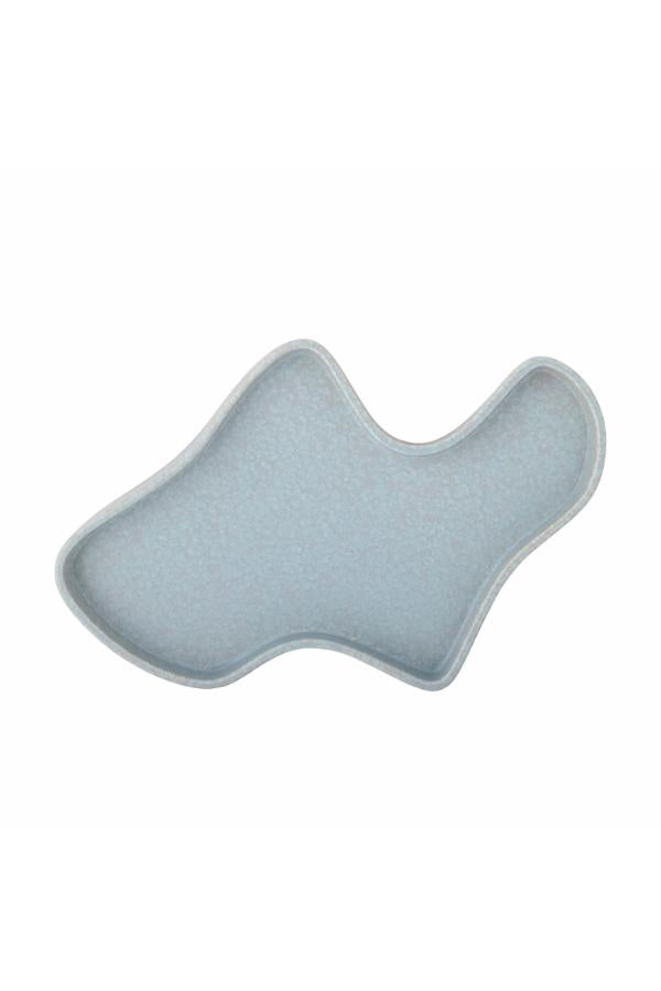 Bloomingville Lakey Tray, Blue, Stoneware
