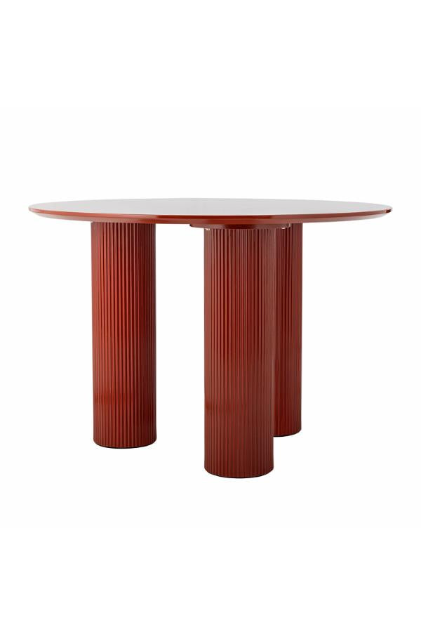 Bloomingville Della Dining Table, Red, FSC®100%, MDF