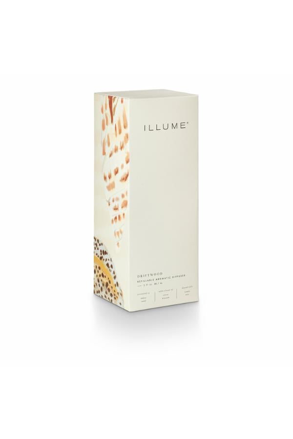 Illume Driftwood Scent Diffuser, White,