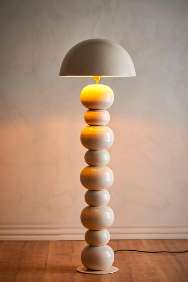 Bloomingville Cressida Floor Lamp, Nature, Metal