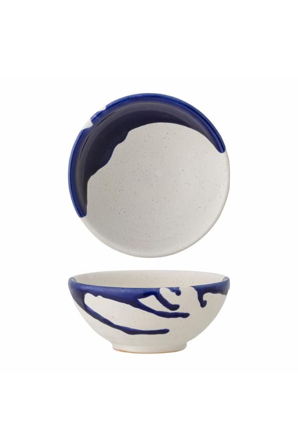 Bloomingville Okayama Bowl, Blue, Stoneware