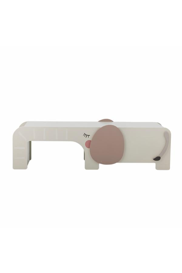 Bloomingville Mini Ferdinand Bench, Grey, FSC®100%, MDF
