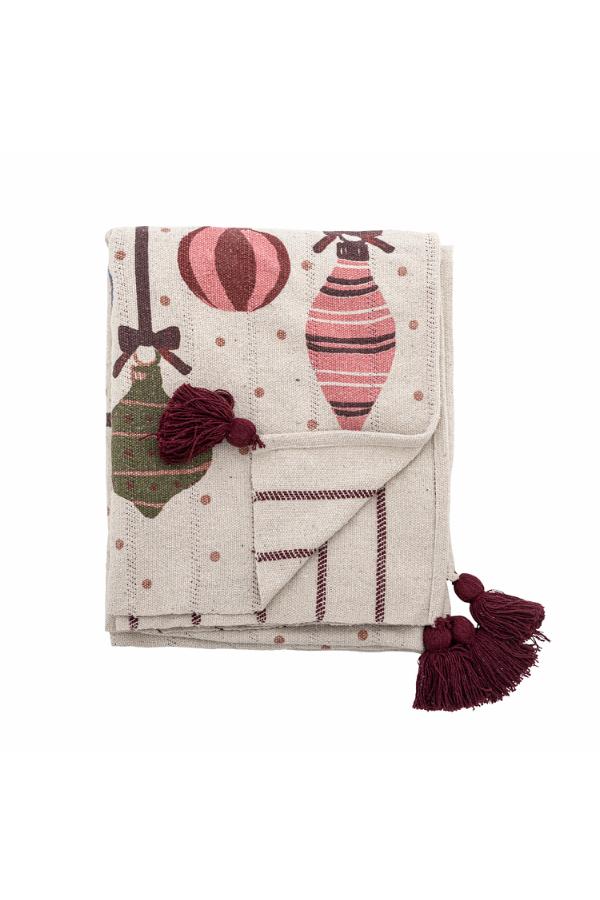Bloomingville Ornamentia Throw, Multi, Recycled Cotton