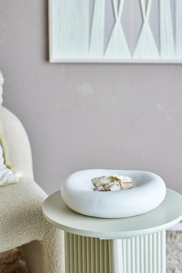 Bloomingville Audra Bowl, White, Stoneware