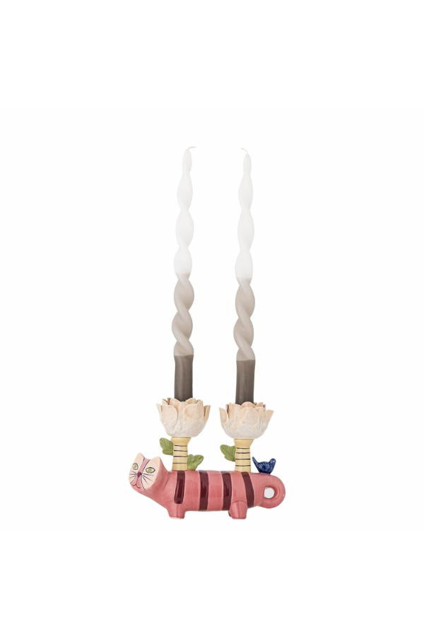 Bloomingville Missy Candle Holder, Multi, Stoneware