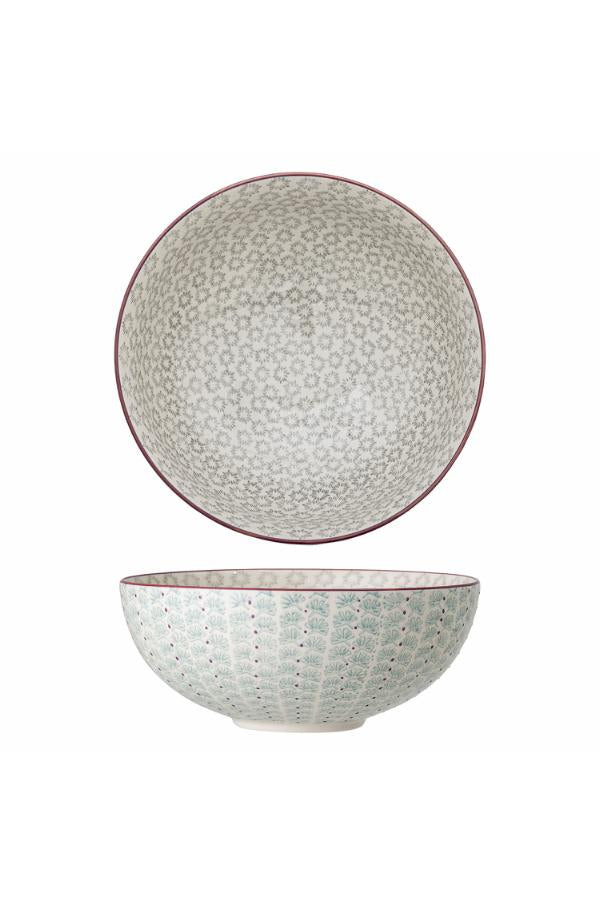 Bloomingville Maya Bowl, Green, Stoneware
