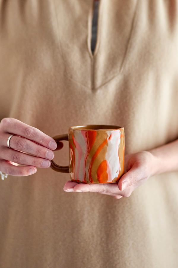 Bloomingville Ninka Cup, Orange, Stoneware