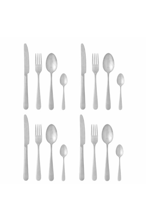 Bloomingville Karma Cutlery, Silver, Stainless Steel