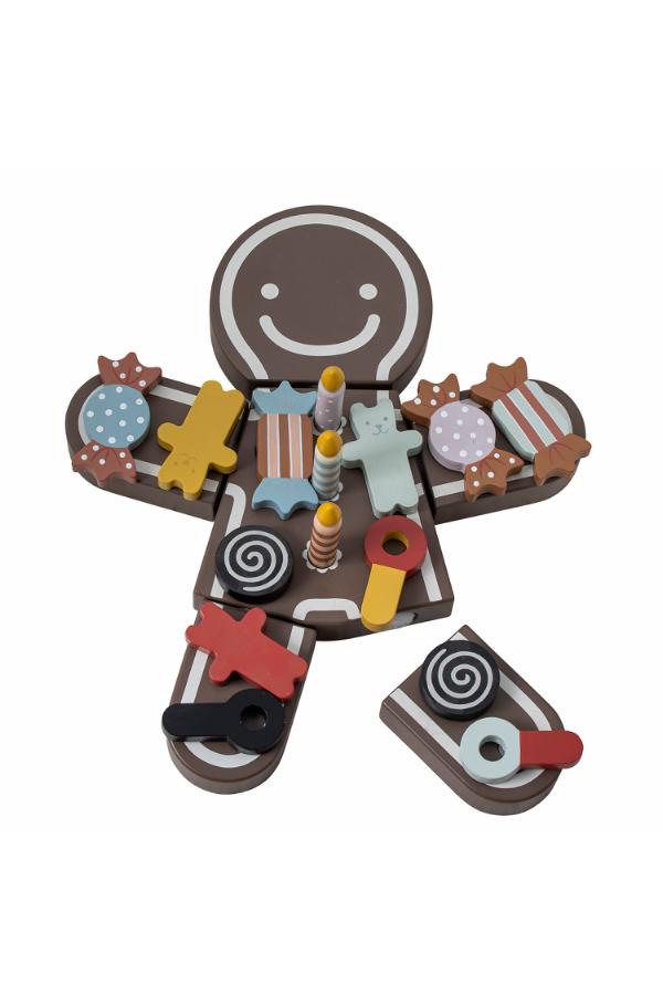 Bloomingville Mini Tala Play Set, Food, Brown, MDF