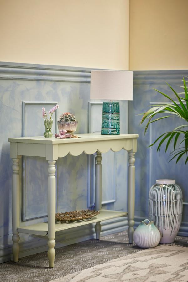 Creative Collection Salla Console Table, Green, Firwood