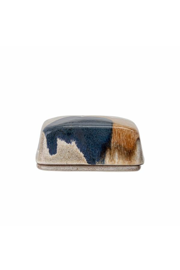 Bloomingville Jules Butter Box, Blue, Stoneware