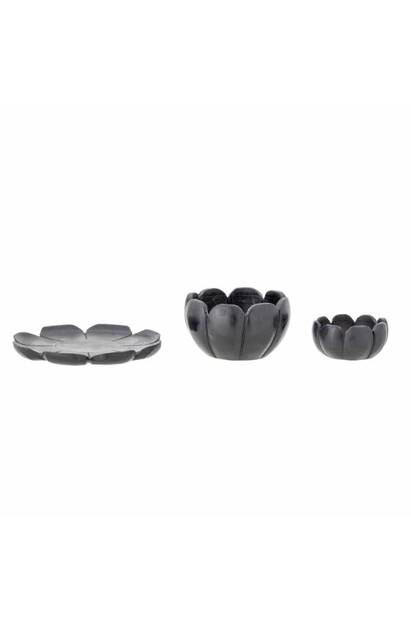 Creative Collection Reiko Votive, Black, Marble