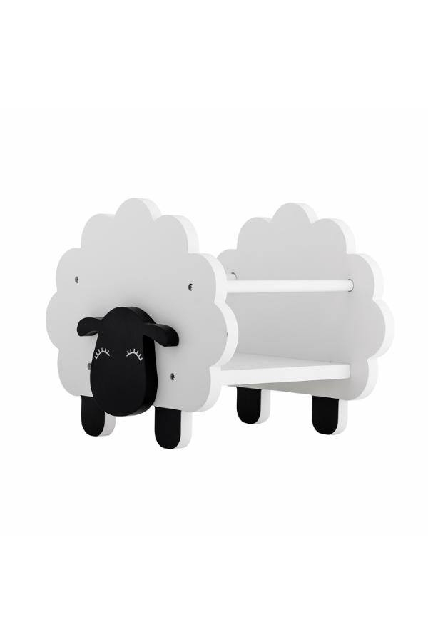 Bloomingville Mini Dolly Book Stand, White, FSC®100%, MDF