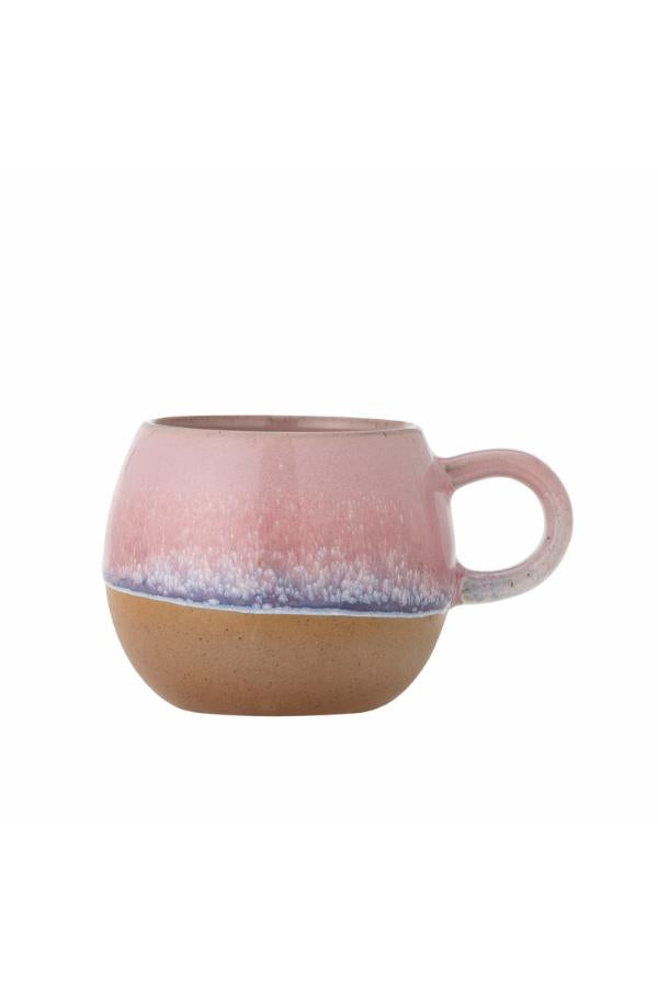 Bloomingville Paula Espresso Cup, Rose, Stoneware