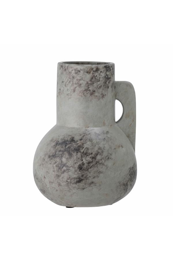 Bloomingville Tias Vase, Grey, Ceramic
