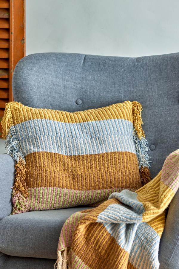 Creative Collection Isnel Throw, Multi, Recycled Cotton