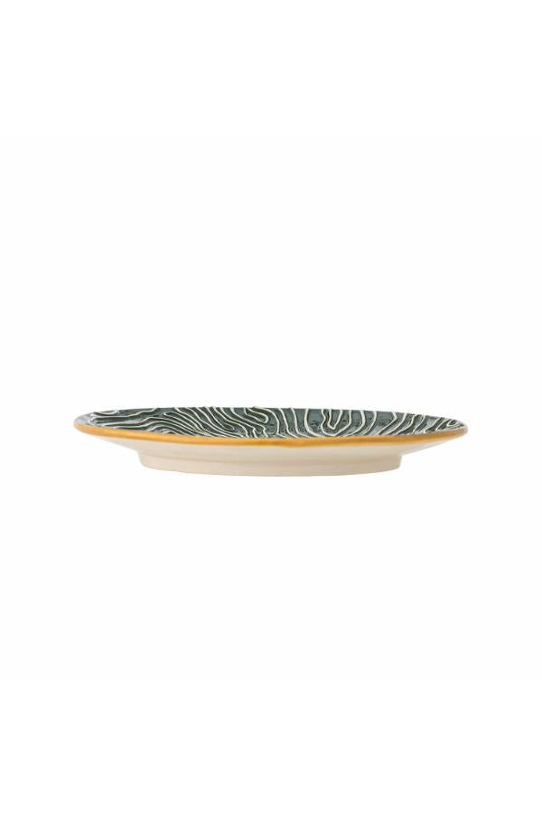 Bloomingville Woodsby Plate, Multi, Stoneware