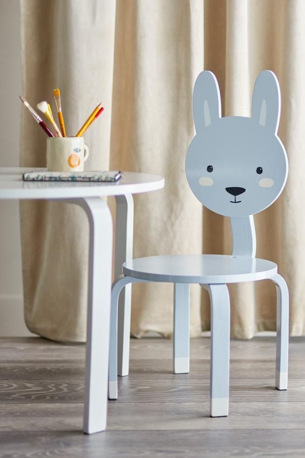 Bloomingville Mini Marle Chair, Grey, FSC®100%, MDF
