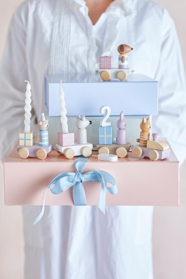 Bloomingville Mini Junaid Birthday Decoration, Multi, FSC®100%, MDF